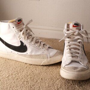 White Nike Hightops